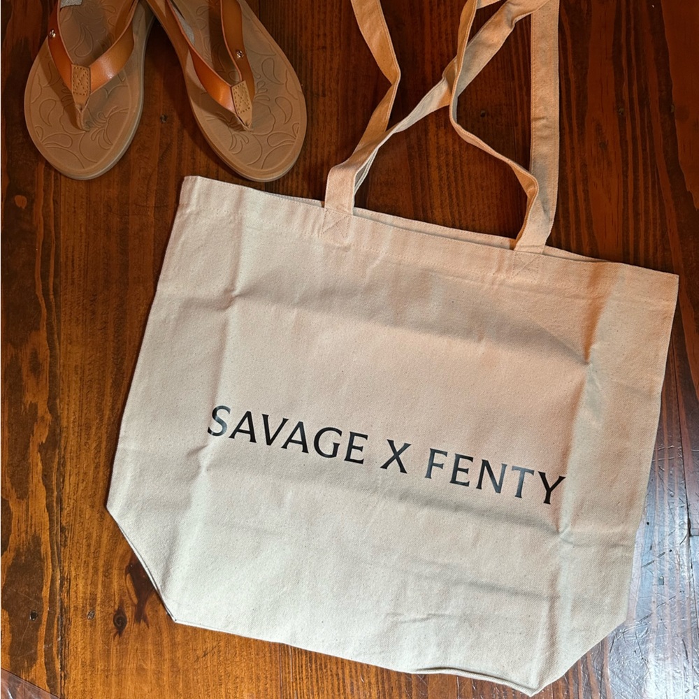 Savage X Fenty Beige Tote Bag
